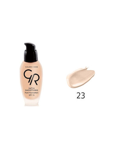 Golden Rose Satin Smoothing Fluid Foundation with Vitamin E (Beige
